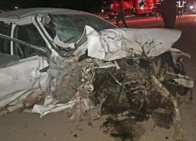 سانحه مرگبار در جاده مشهد سرخس با 5 کشته و 3 مجروح